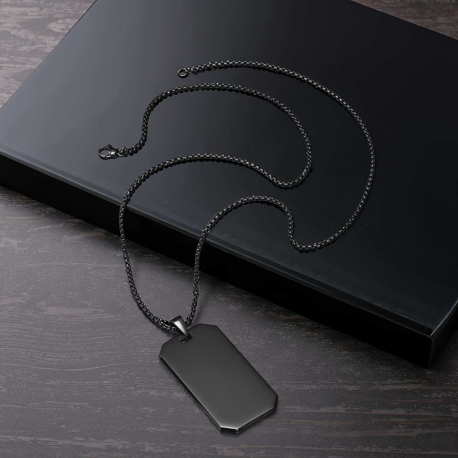 Personalized Stainless Steel Pendant Necklace